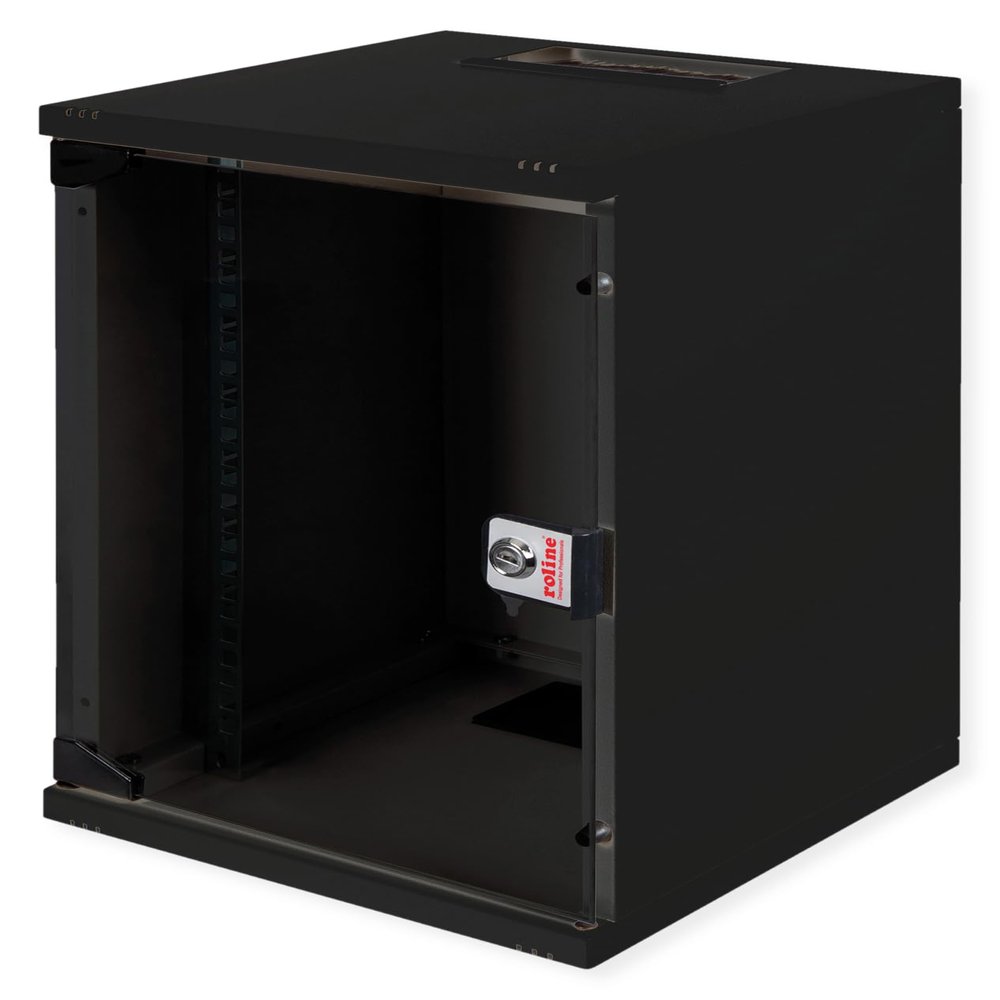 ROLINE 10 Inch Wall Housing 9 U, 312 x 300 W x D Black
