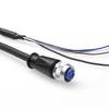 Alvin's Cables M12 A-Coded 4 Pin Female to Open End Power I/O Cable, Drag-Chain Sensor Actuator Cable for Industrial Automation 16.4ft/5m view 1