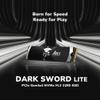 DATO Gen4 SSD with Heatsink 2TB NVMe PCIe 4.0 M.2 2280 Up to 7200/6850MB/s High Performance SSD for Gaming Creation  Ares Dark Sword Lite view 2