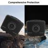 Respicefinem Mini Satellite Travel Case Nylon Hard Shell with Shock Absorbing Foam Interior Ideal for Outdoor Camping and RV Travel Compact and Portable with Built in Handle and view 4
