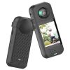1 Set Camera Sleeve Shock Silicone Protector with Lens Lid Caps for Sports Camera Black view 2