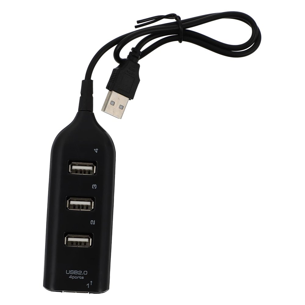 DOITOOL Mini USB Hub 4-Port USB 2.0 Splitter for Laptop and Desktop High-Speed Data Transfer Compatible