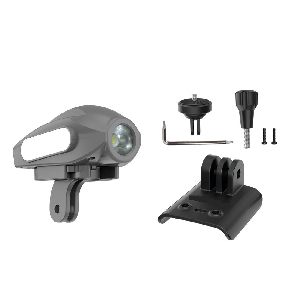 ABZEKH Drone Accessories for Drone Mount Holder for DJI AVATA 2 for Camera Top Bracket Sports Action Camera Adapter Led Light Mount Clamp Holder(LED Light Suit)