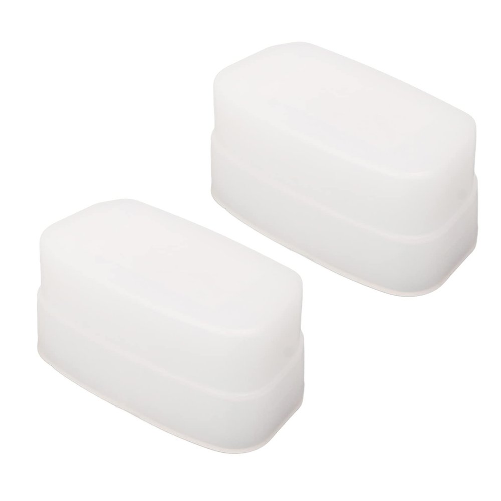 2Pcs Bounce Dome Diffuser for 320EX Flash Speedlight Ideal for Photography