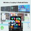 Android 14 Stereo Radio for Toyota Tundra 2007-2013 Toyota Sequoia 2008-2018 9.7 Inch Tesla Style IPS Touch Screen Built-in Wireless Apple Carplay & Android Auto with GPS Navigation Bluetooth WiFi view 4