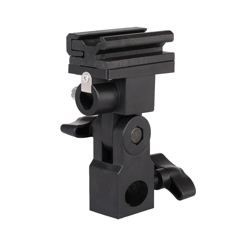 Camera Fill Light Tripod Head Metal Universal Flash Light Bracket Holder Fill Lamp Stand H Type (B Type)