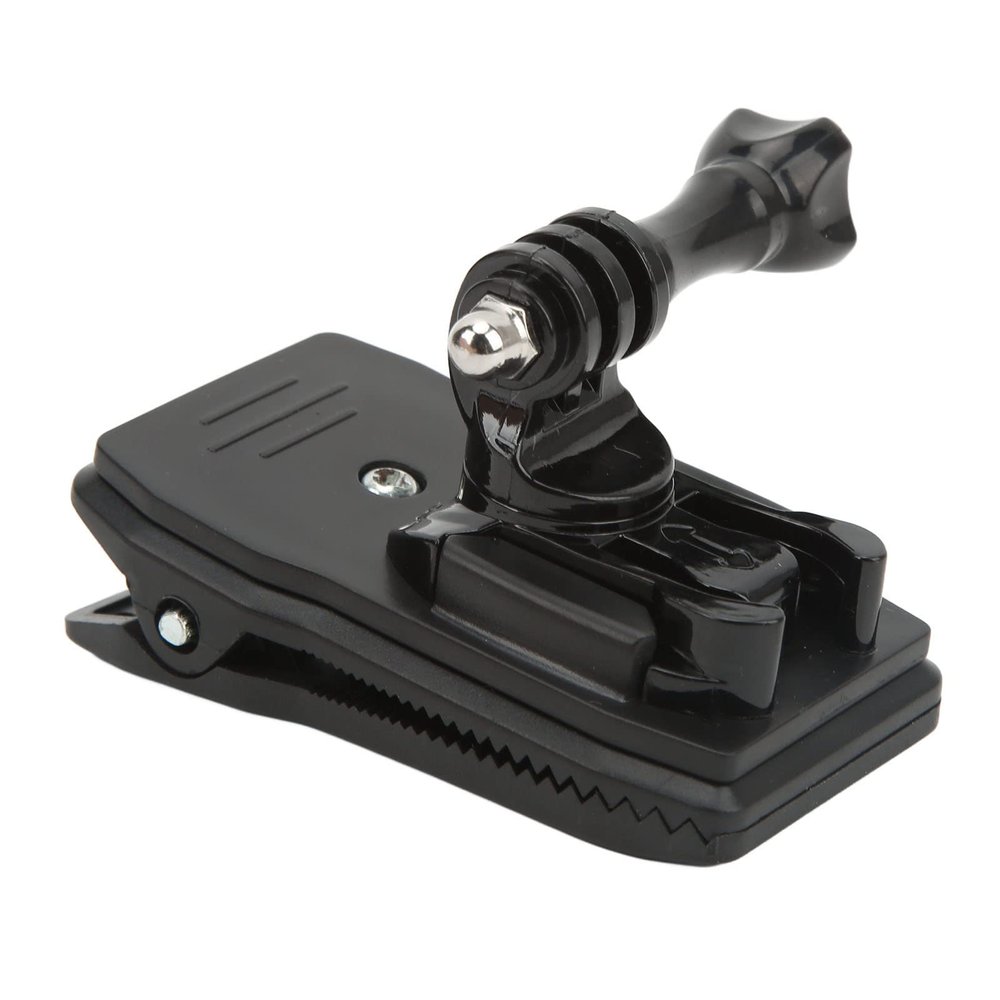aqxreight Action Camera Backpack Clamp/Holder with 360 Degrees Rotatable Design and Storage Case Buckle for and OSMO
