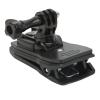 aqxreight Action Camera Backpack Clamp/Holder with 360 Degrees Rotatable Design and Storage Case Buckle for and OSMO view 4