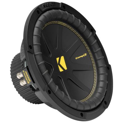 Kicker 50CWCD104 CompC 10" Subwoofer, Dual 4-Ohm (Renewed)