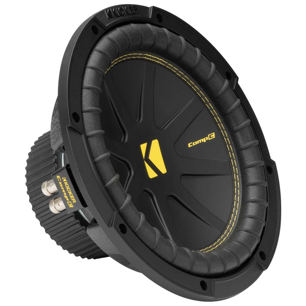 Kicker 50CWCD104 CompC 10" Subwoofer, Dual 4-Ohm (Renewed)