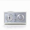 Tivoli Audio Model Three Bluetooth Clock Radio with USB-A & USB-C Charging Ports (White/Silver) view 1