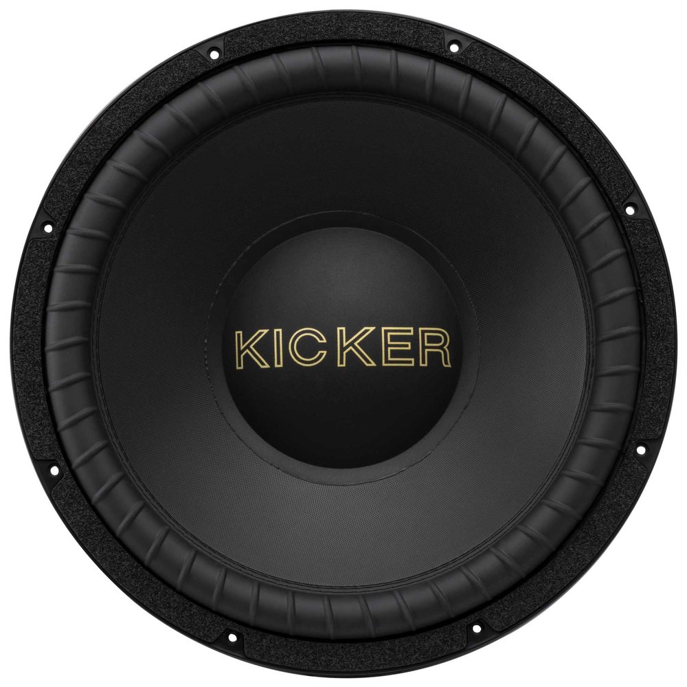 Kicker 50GOLD154 - Kicker 50th Anniversary 15" Comp Gold Subwoofer, Dual Voice Coil, 4-Ohm, 800-Watt RMS (Renewed)