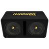 Kicker 50DCWC102 Dual CompC 10-inch Subwoofers in Vented Enclosure, 2-Ohm (Renewed) view 4