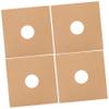 DirectNine Basics 4Pcs Vinyl Record Jackets Paper Storage Bags with Air Circulation Protective Sleeve for Albums Present for Music Enthusiasts Elegant Present Packaging view 1
