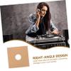 DirectNine Basics 4Pcs Vinyl Record Jackets Paper Storage Bags with Air Circulation Protective Sleeve for Albums Present for Music Enthusiasts Elegant Present Packaging view 3