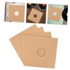 DirectNine Basics 4Pcs Vinyl Record Jackets Paper Storage Bags with Air Circulation Protective Sleeve for Albums Present for Music Enthusiasts Elegant Present Packaging view 4