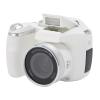 4K 60MP DSLR Camera with 12x Optical Zoom, CMOS Sensor and LED Flash, Video Camera with 2.88" LCD Screen for Travel, Portrait, Scenery Photography (White) view 1