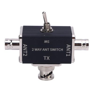 2 Position Coaxial, Reverse Guard, Automatic Guard, 100W BNC Connector for 1-30MHz HAM CB HF VHF UHF Radio Gold Plated