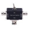 2 Position Coaxial, Reverse Guard, Automatic Guard, 100W BNC Connector for 1-30MHz HAM CB HF VHF UHF Radio Gold Plated view 1