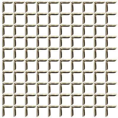 100Pcs Retro Book Corner Protector, Alloy Gold Vintage Edge Guard for Photo Album, Notebook, Scrapbook, Menu