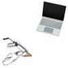 BoxWave Adapter Compatible with Framework Laptop 12 - Micro SD Card miniReader, USB Type-C OTG Reader USB3.0 Adapter Keychain - Metallic Silver view 1