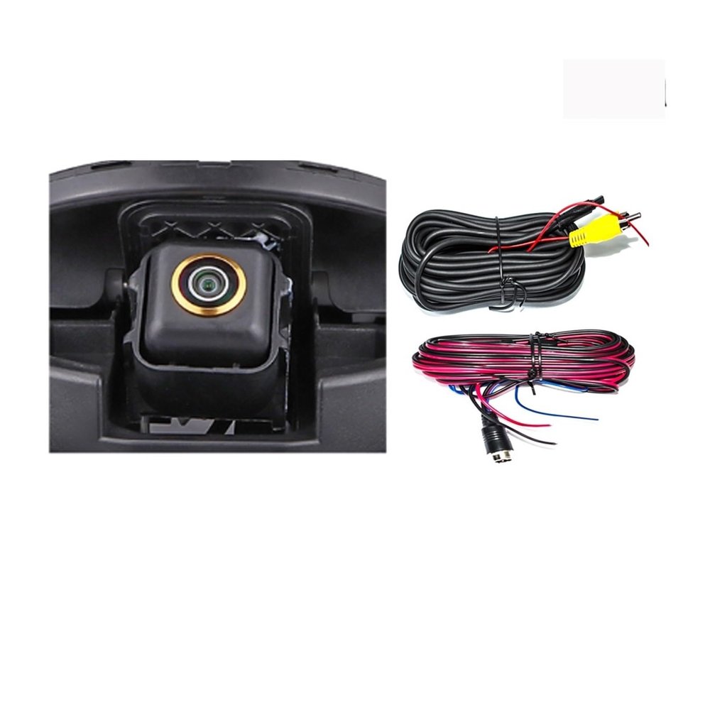 Fisheye 170 AHD 1080P Flip Emblem Reverse Backup Camera Compatible for VW Passat CC Golf 6/7/8 Magotan B6/B7/B8 Polo Beetle EOS T-roc(B8 Camera)