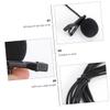 Abaodam Mini Metal Clip-on Lavalier Condenser Microphone for Mobile Phone and Laptop Portable Phone Mic Rotatable Clip for Content Creation Black view 4
