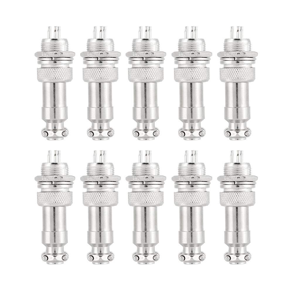 Starrypxl 10pcs 3 Pin Aviation Plug Socket Connector for Instrumentation Computer Navigation