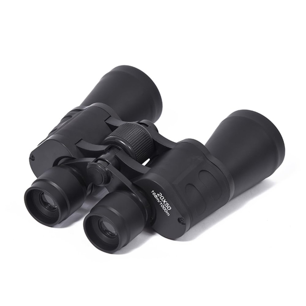 SHOWERORO High Definition Outdoor Binoculars Compact Telescope for Bird Watching Hiking and Travel Sleek Black Design for Easy Carrying and Durable Use
