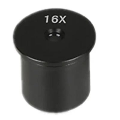 Lab Microscope Accessories 3X 10X 16X 20X 25X Wide Field Microscope Eyepiece with 23.2mm Mounting Size(16X)