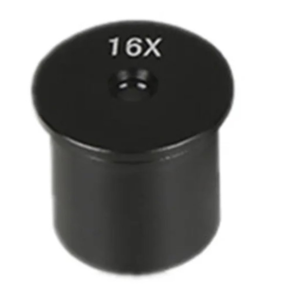 Lab Microscope Accessories 3X 10X 16X 20X 25X Wide Field Microscope Eyepiece with 23.2mm Mounting Size(16X)