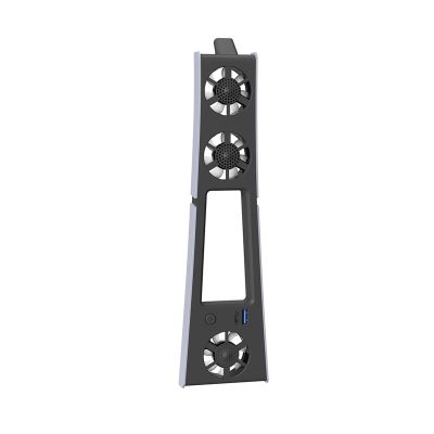 Cooling Fan with LED Light for PS5 Slim Console, 5500RPM Cooling Fan Console Accessory bb