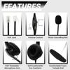 Karier RJ9 Telephone Headset for Cisco Office Phones,Noise Cancelling & Mute Switch Microphone,Compatible with Cisco IP Phones 6851 6945 7841 7861 7941 7945 7961 7962 7965 8841 8861 8945 view 3