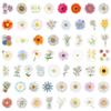 110PCS Daisy Stickers Beautiful Plants Sticker for Water Bottles Laptop Luggage Journaling, Kechup Cute Daisy Decals Waterproof Vinyl Stickers for Kids Teens Adults view 3