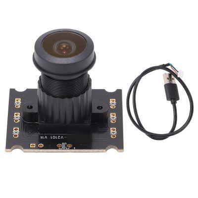 0.3MP USB Camera Module | 98 Wide Angle with GC0308 Sensor | 640x480 Resolution for Stable Image | Plug & Play for Computers/Instruments/Multi - Body Systems | Black PCB