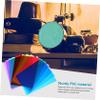 LABRIMP 12pcs Gel Filter Film Light Diffuser Sheets Photo Lighting Filters Double-Sided Film view 4