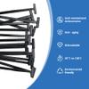 100PCS Nylon Universal Cable Tie Buckle Zip Ties  Push Mount Button Lock Clips, UV-Resistant Fasteners for Car Wire Harness, Garage, Electrical & Automotive Use view 3
