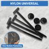 100PCS Nylon Universal Cable Tie Buckle Zip Ties  Push Mount Button Lock Clips, UV-Resistant Fasteners for Car Wire Harness, Garage, Electrical & Automotive Use view 4