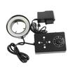 Lab Microscope Accessories Adjustable 4 Control Microscope Ring Light Black 72pcs LED Backlight for Trinocular Microscopio view 1