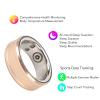 Smart Health Ring, Stainless Steel 18mAh Sleep Monitoring Body Temperature Detection Rechargeable Health Ring Tracker for Daily Sports Fitness (Size 23 20.6mm ID for 64.6mm Finger Circumference) view 3