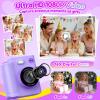 Kids Camera Gift for Girls: Selfie Digital Instant Print Cameras HD Toys for Kids Teen Girls Boys Ages 3 4 5 6 7 8 9 10 12 Birthday Christmas Valentines Easter Gifts with 32G SD Card Purple view 3