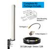 GTOMNI 5G 4G LTE Antenna Omni-Directional Antenna Outdoor Wide-Band,Long Range, 698-3800MHz 12dBi for Verizon, AT&T,T-Mobile Router,Cell Signal Booster,Cell Phone,Includes TS9 & SMA Connector view 2
