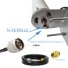 GTOMNI 5G 4G LTE Antenna Omni-Directional Antenna Outdoor Wide-Band,Long Range, 698-3800MHz 12dBi for Verizon, AT&T,T-Mobile Router,Cell Signal Booster,Cell Phone,Includes TS9 & SMA Connector view 4