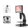 JOEBO Microscope Kit Digital USB Microscope 2000X with 7 Inch Large HD Screen Microscope Lens Adapters view 3