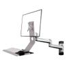 YXIANG56Q Monitor Desk Wall-Mounted Dual Arm Single Screen Monitor Stand Arm with Engineered Tray Stand Foldable 90 Monitor Stand view 1
