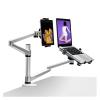 ADBWEKKF OA-9X Desktop Full Motion Dual Arm Laptop+Tablet PC Stand Rotate Holder for Notebook 10-15 Inch and All Tablet PC 7-10 Inch view 2