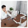 ADBWEKKF OA-9X Desktop Full Motion Dual Arm Laptop+Tablet PC Stand Rotate Holder for Notebook 10-15 Inch and All Tablet PC 7-10 Inch view 4