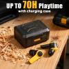 ToolFun Bluetooth 6.0 Jobsite Earbuds, Heavy Duty True Wireless Ear Buds view 4
