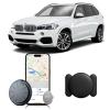 ZFSJTAG Car GPS Tracking Device for Vehicles, 1PCS Real Time GPS Tracker, Work with Find My (iOS Only),Hidden Mini GPS Tracker,No Monthly Fee (Black Tracker, Black Magnetic Case) view 1