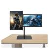 ADBWEKKF Full Rotation 15"-27" Dual Screen Monitor Holder LCD TV Mount Desktop Stand Base(Column Height 50cm) view 2